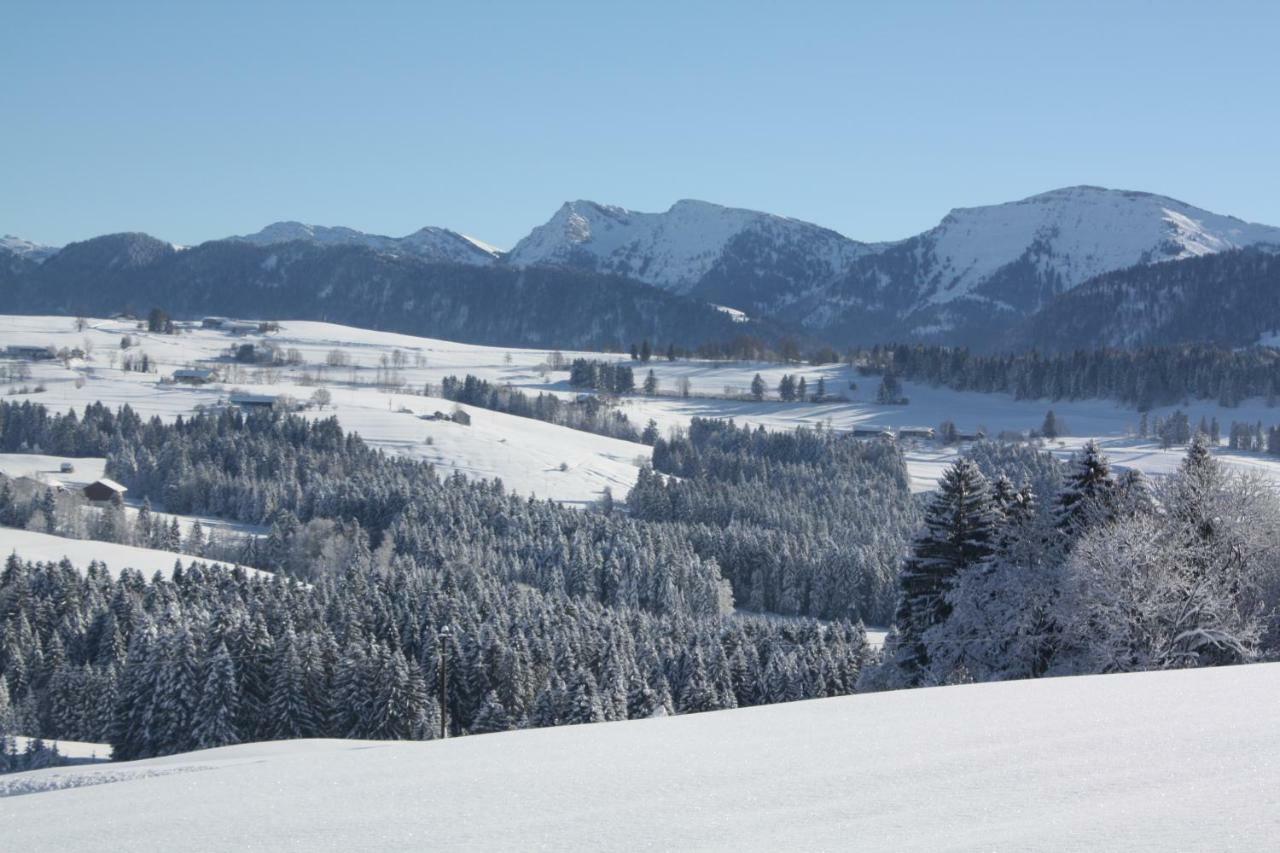 Ferienwohnung Nagelfluh Allgaeu Oberreute Exteriör bild